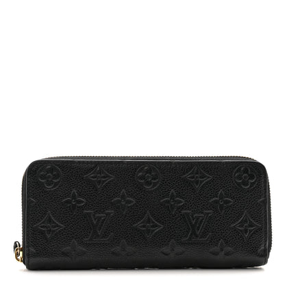 Louis Vuitton Empreinte Clemence Wallet Black 1 of 10