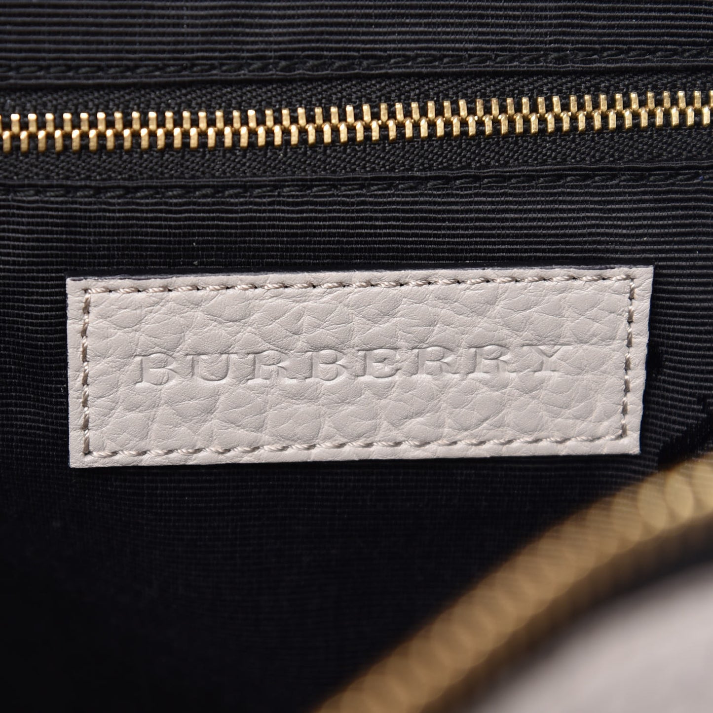 Heritage Grain Check Embossed Medium Dewsbury Tote Stone White