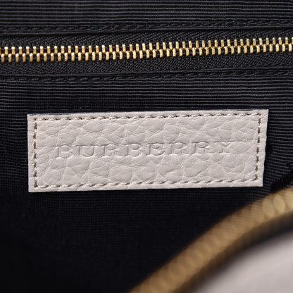 Burberry Heritage Grain Check Embossed Medium Dewsbury Tote Stone White 7 of 11