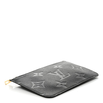 Louis Vuitton Empreinte Monogram Giant Neverfull MM Pochette Black 4 of 6