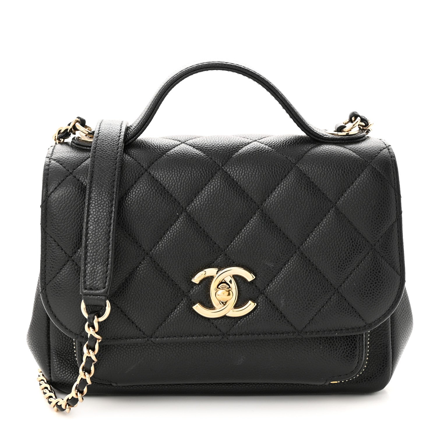 Chanel Caviar Quilted Small Business Affinity Flap Black 1 of 11