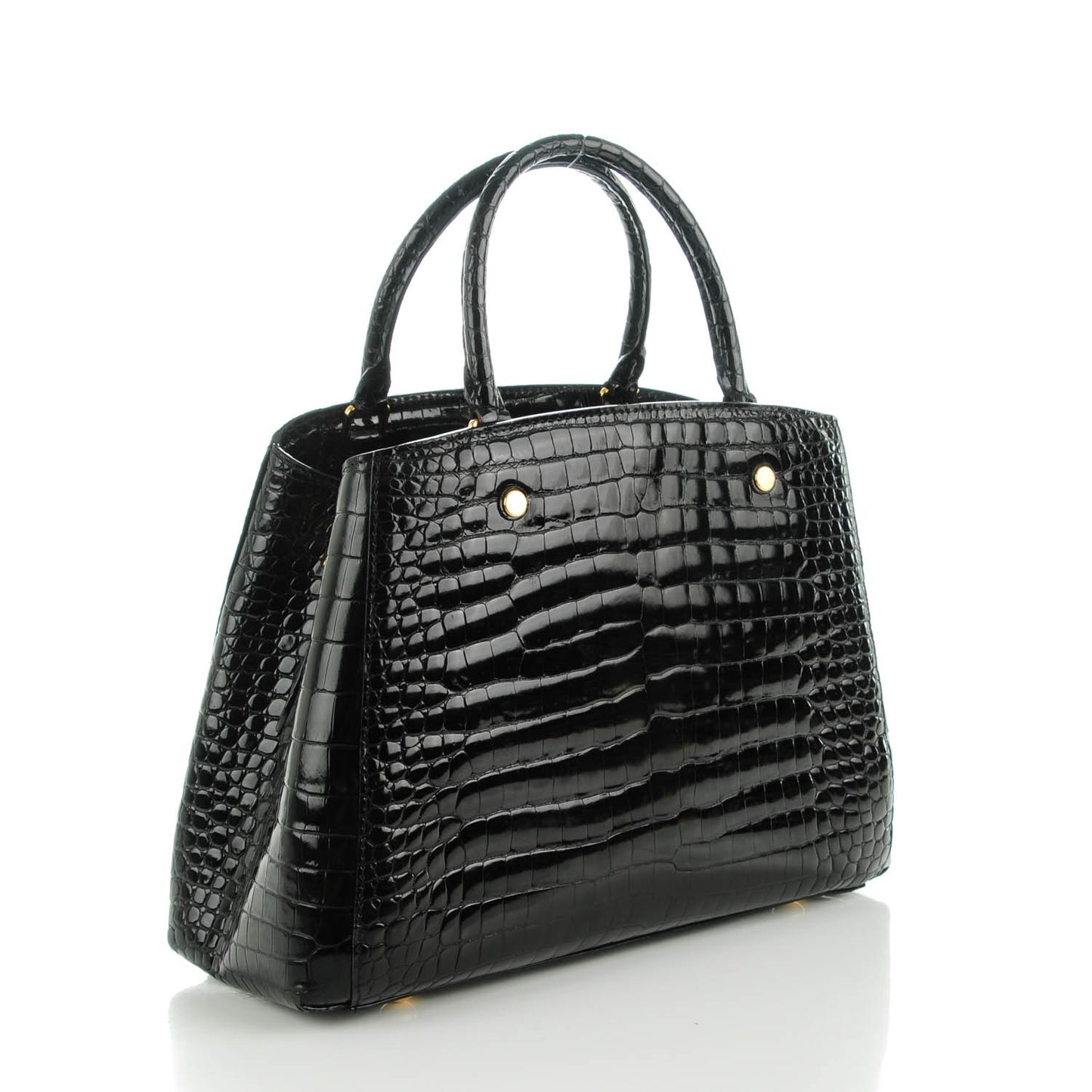 Crocodile Brilliant Montaigne MM Black
