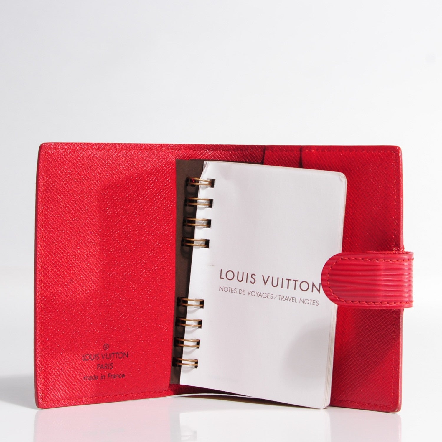 Louis Vuitton Epi Mini Agenda Rouge 6 of 8