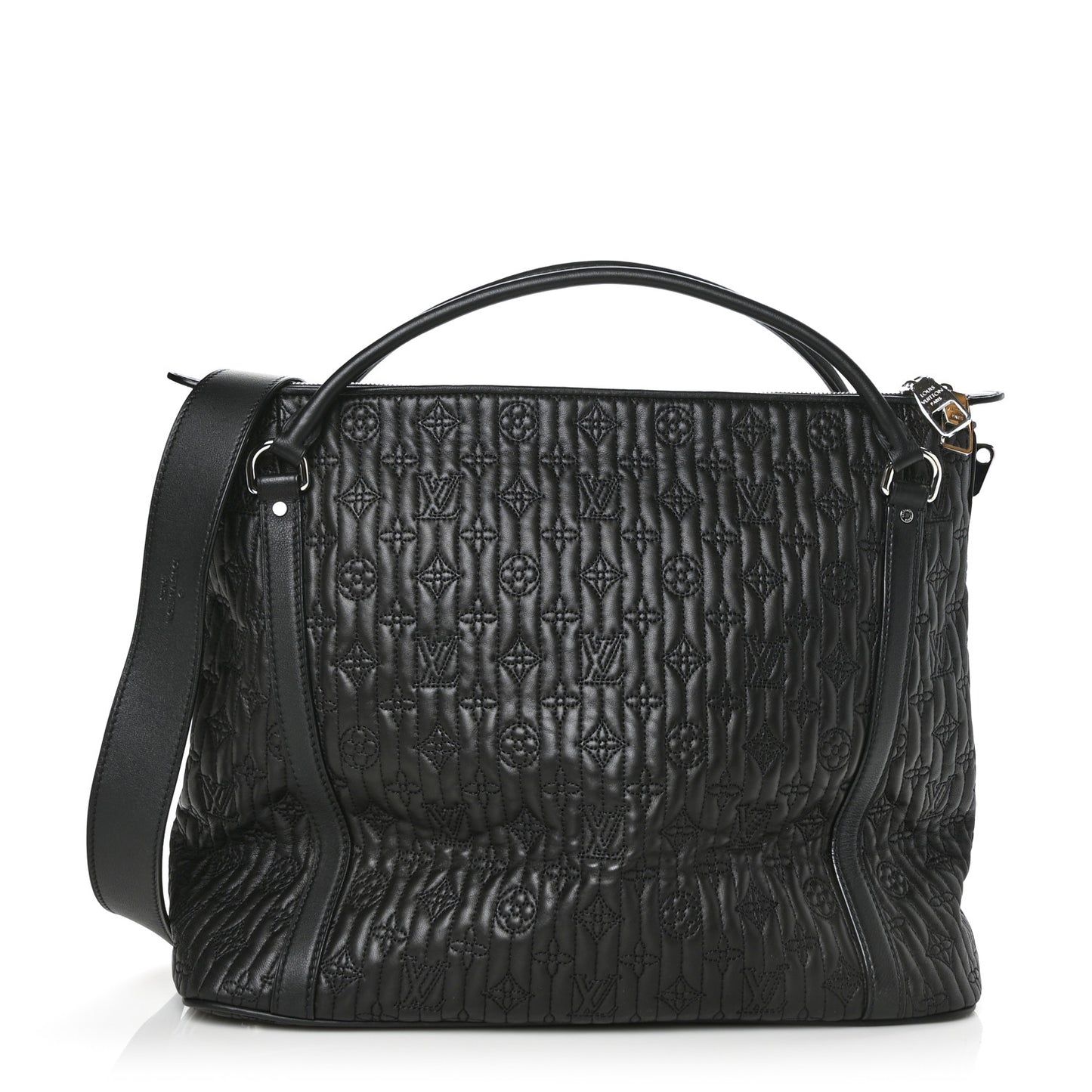 Monogram Lambskin Antheia Ixia MM Black