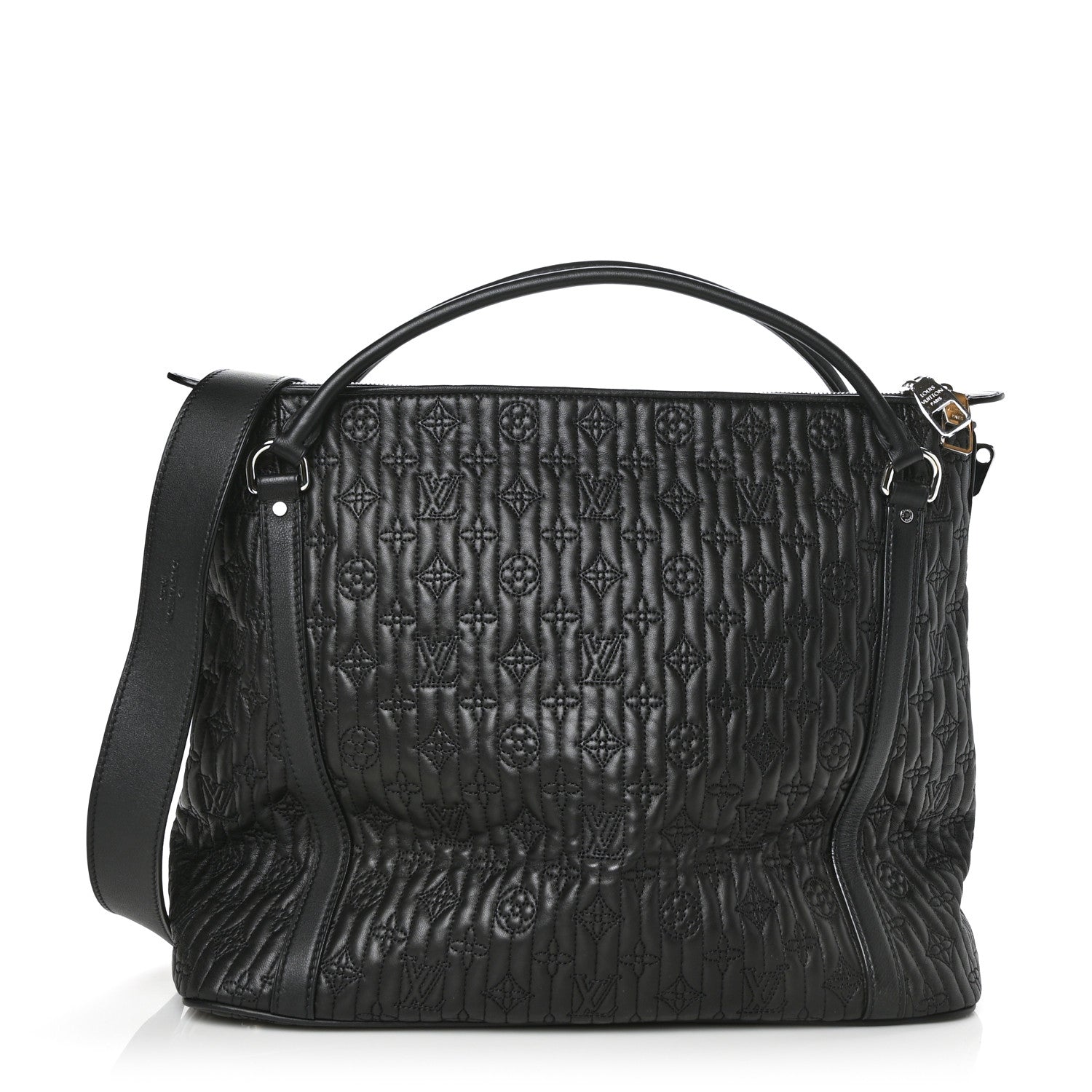 Louis Vuitton Monogram Lambskin Antheia Ixia MM Black 1 of 6