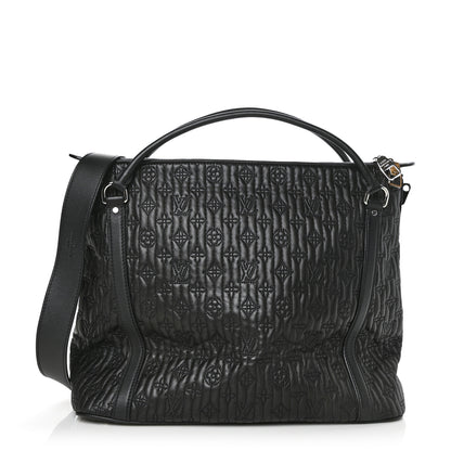 Louis Vuitton Monogram Lambskin Antheia Ixia MM Black 1 of 6