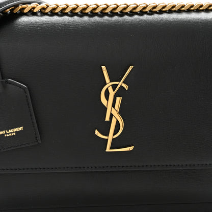 Saint Laurent Calfskin Medium Monogram Sunset Black 9 of 11