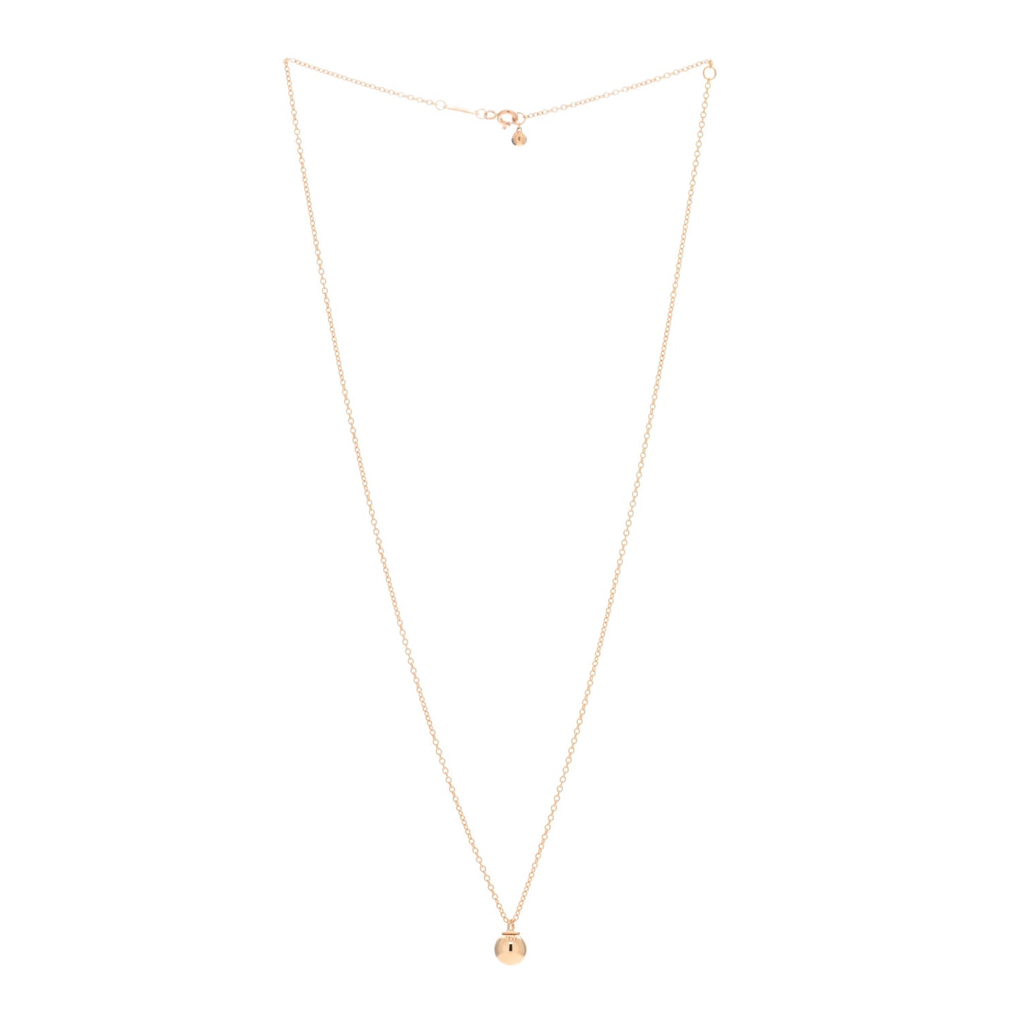 18K Rose Gold 8mm HardWear Ball Pendant Necklace