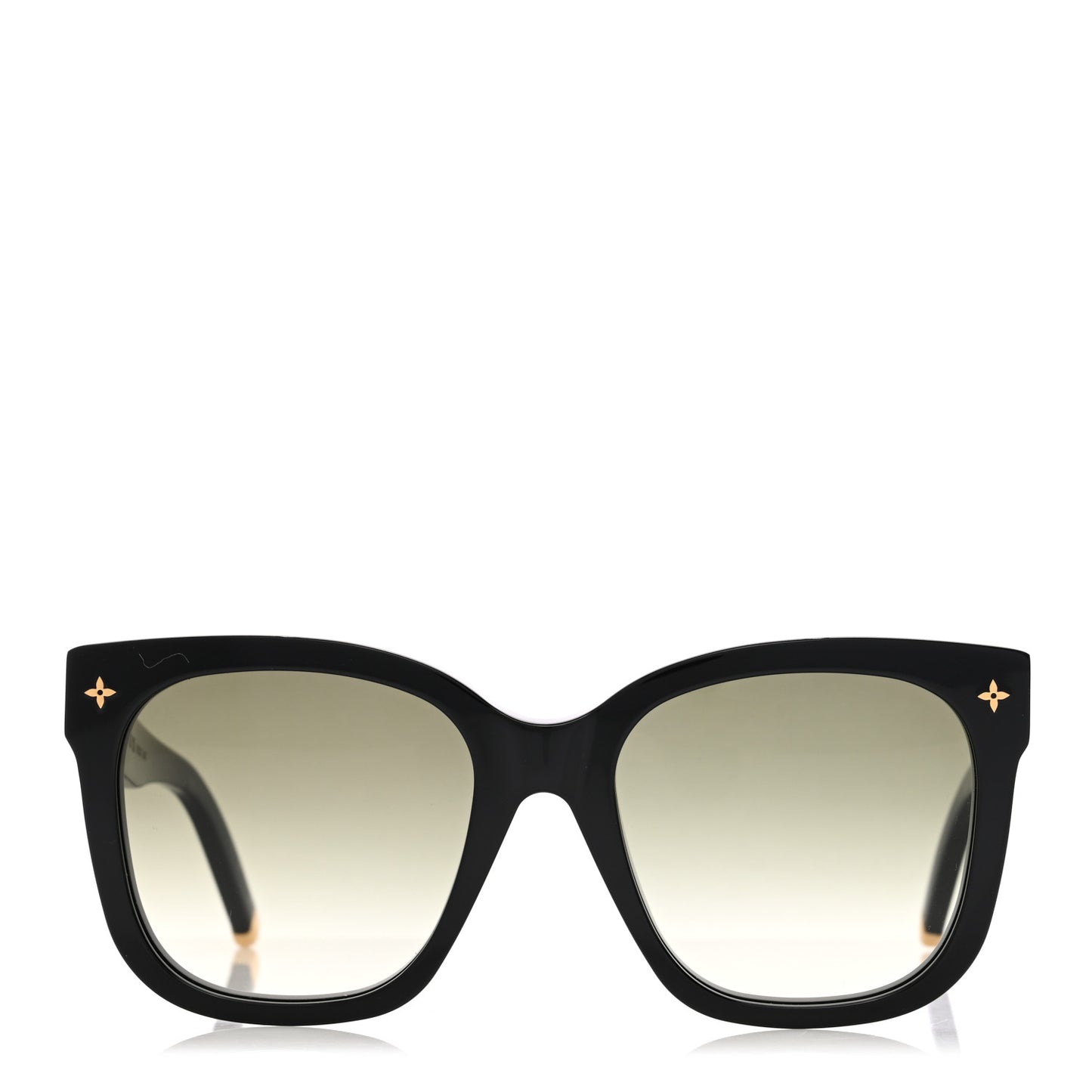 Acetate My Monogram Cat Eye Sunglasses Z1729W Black