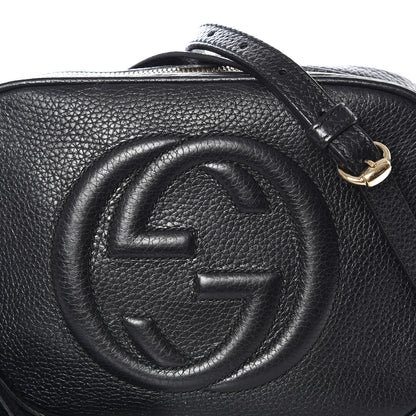 Gucci Pebbled Calfskin Small Soho Disco Bag Black 10 of 10