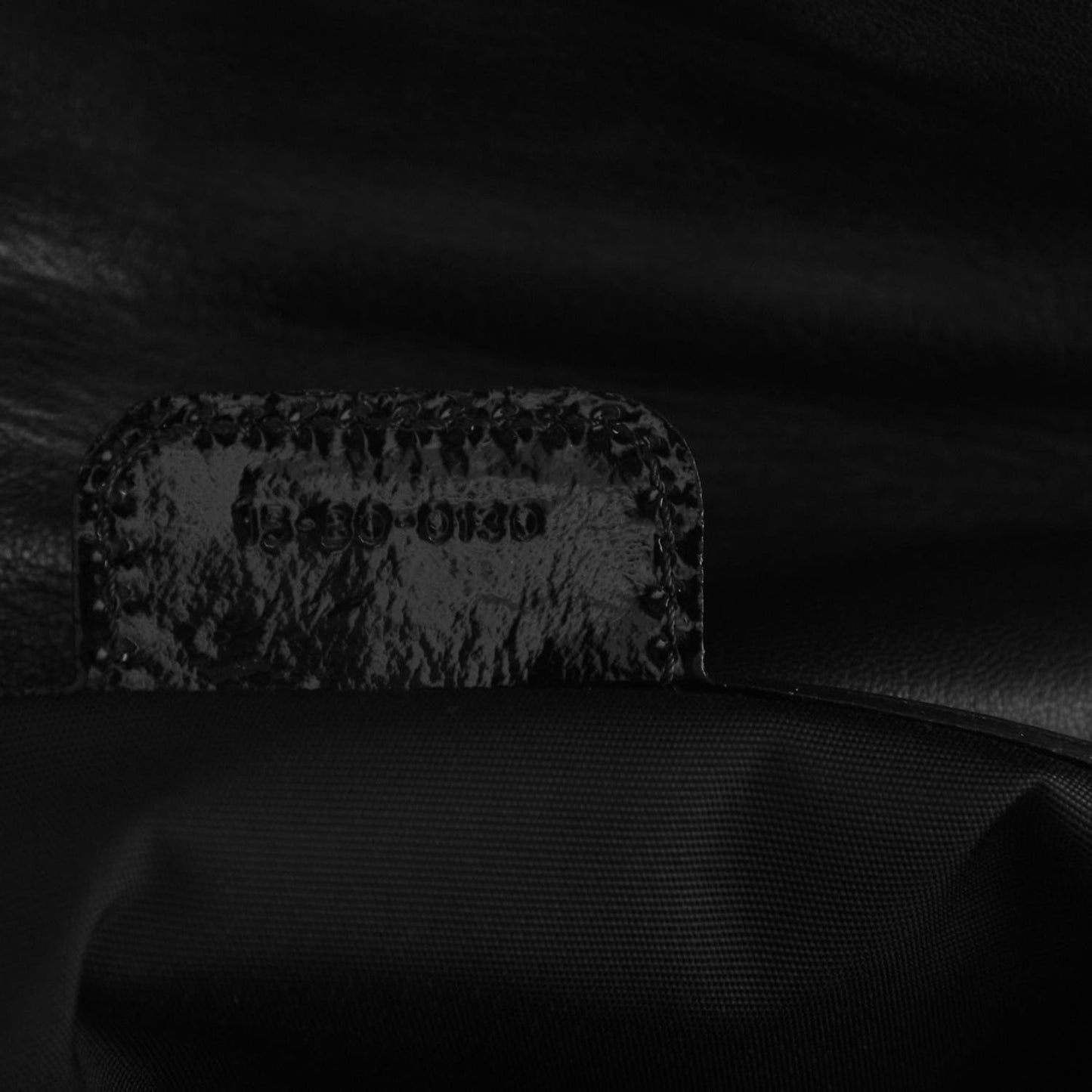 Patent Cannage Large New Lock Flap Black