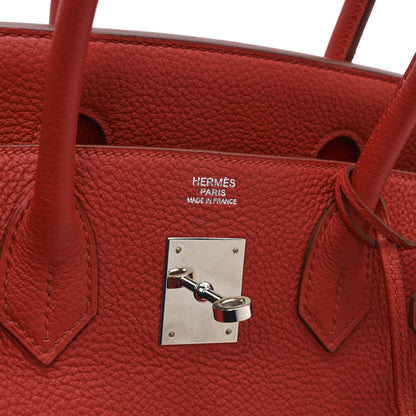 Hermes Togo Birkin 30 Vermillion 6 of 10