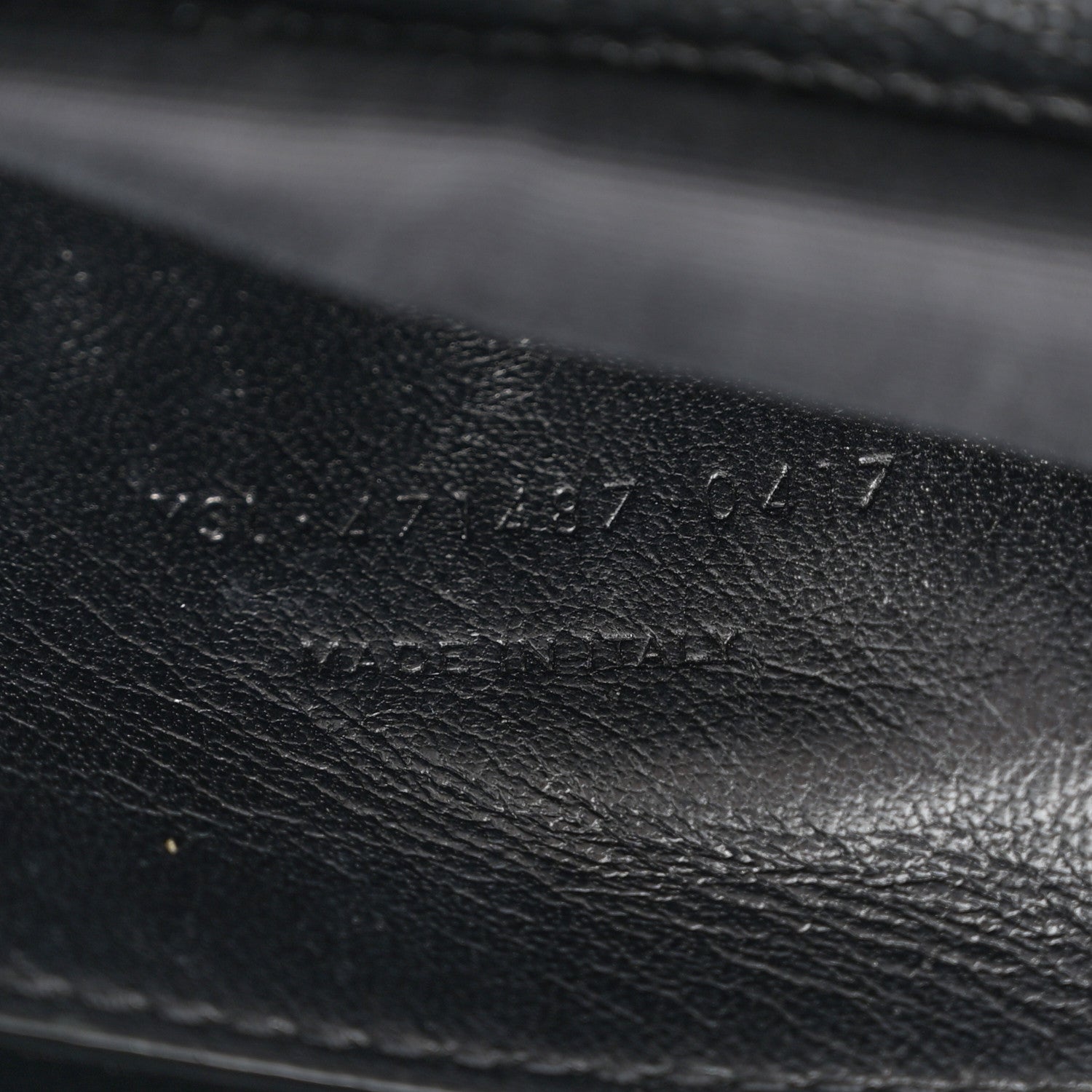 Saint Laurent Grain De Poudre Medium West Hollywood Monogram Fold-Over Black 7 of 13