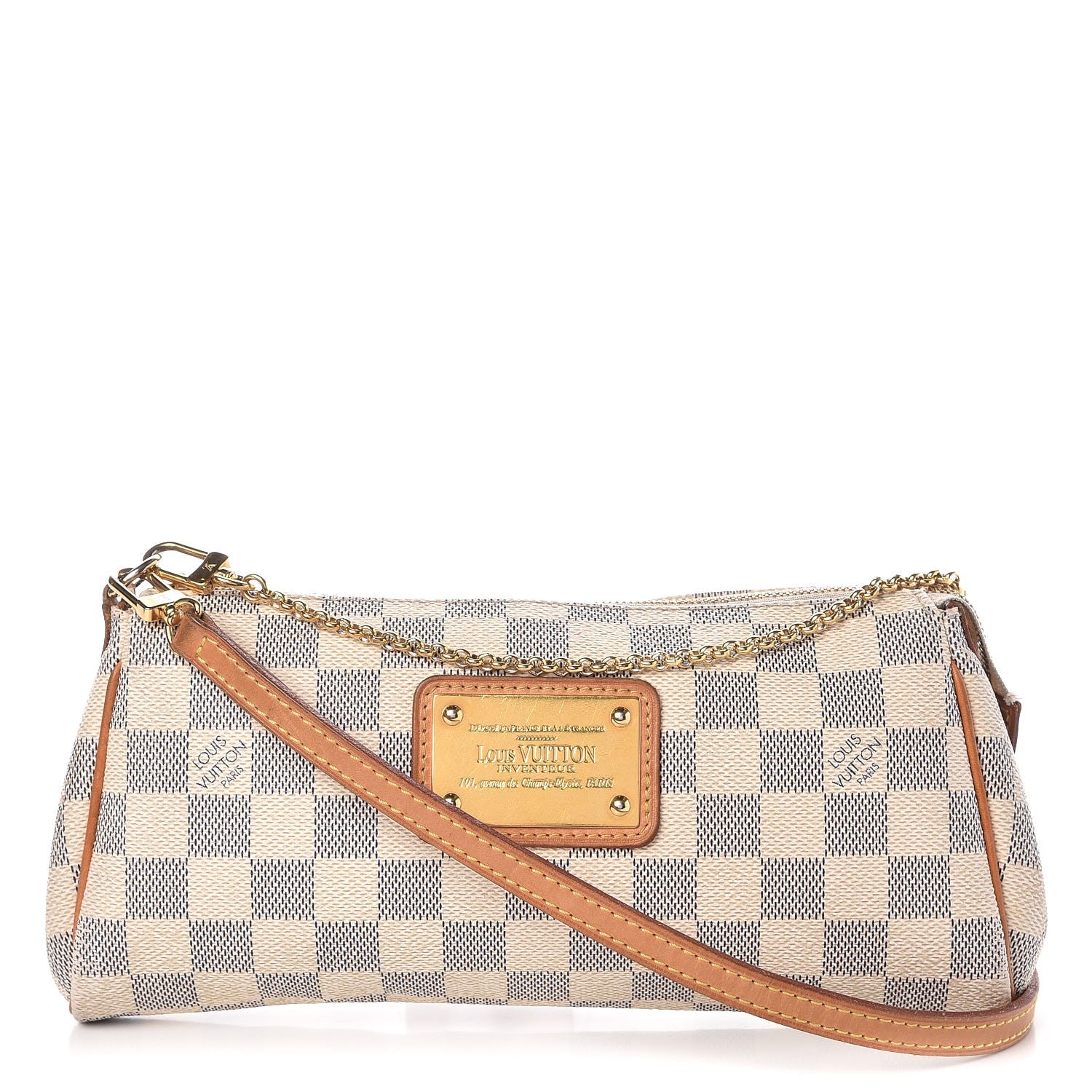 Louis Vuitton Damier Azur Eva Clutch 1 of 16