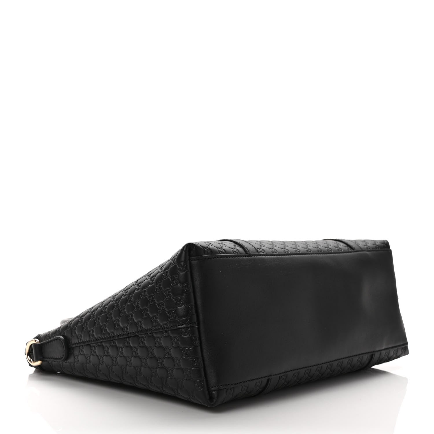 Gucci Soft Microguccissima Small Zippered Satchel Black 4 of 9