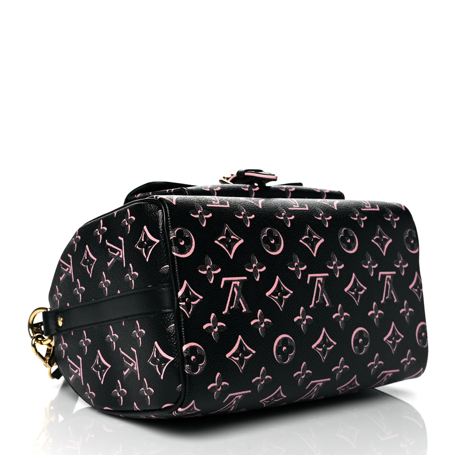 Louis Vuitton Monogram Fall for You Speedy Bandouliere 25 Black 4 of 9