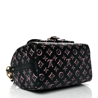 Louis Vuitton Monogram Fall for You Speedy Bandouliere 25 Black 4 of 9
