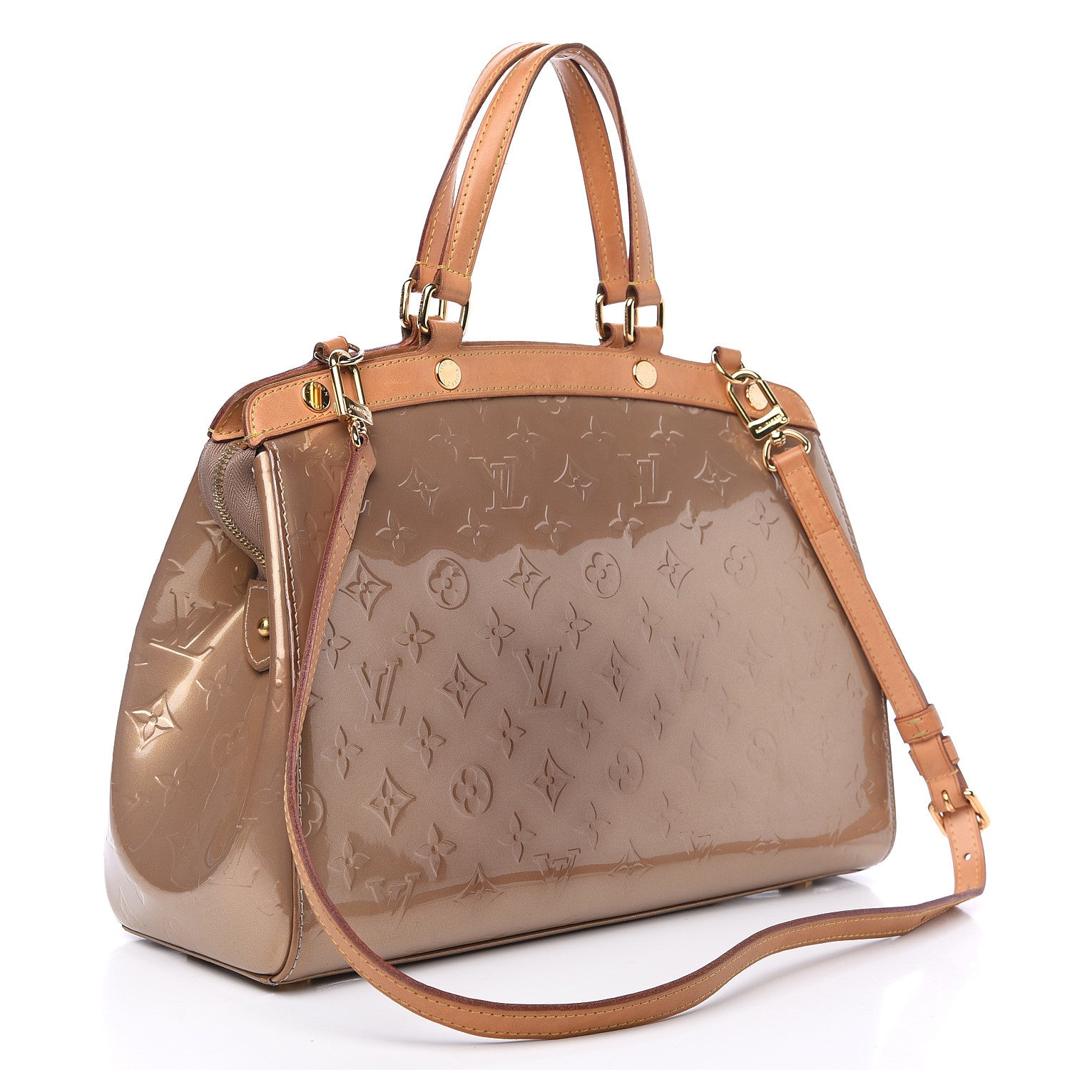 Louis Vuitton Vernis Brea MM Beige Poudre 2 of 14