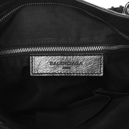 Balenciaga Agneau Classic Silver Hardware Velo Black 13 of 15