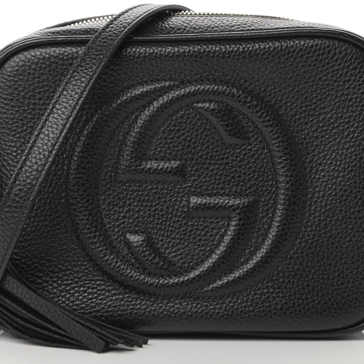 Gucci Pebbled Calfskin Small Soho Disco Bag Black 8 of 16