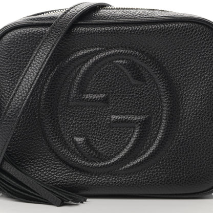 Gucci Pebbled Calfskin Small Soho Disco Bag Black 8 of 16