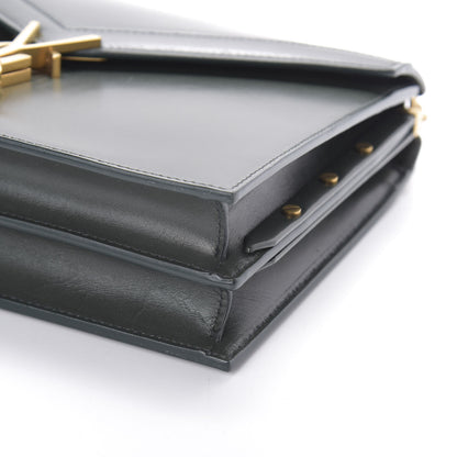 Saint Laurent Smooth Calfskin Monogram Cassandra Clasp Bag Dark Green 8 of 8