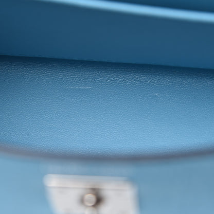 Hermes Epsom Mini Kelly Sellier 20 Bleu Du Nord 26 of 28