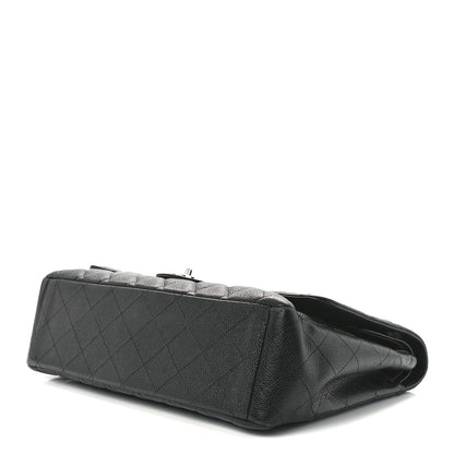 Chanel Caviar Quilted Maxi Double Flap Black 10 of 12