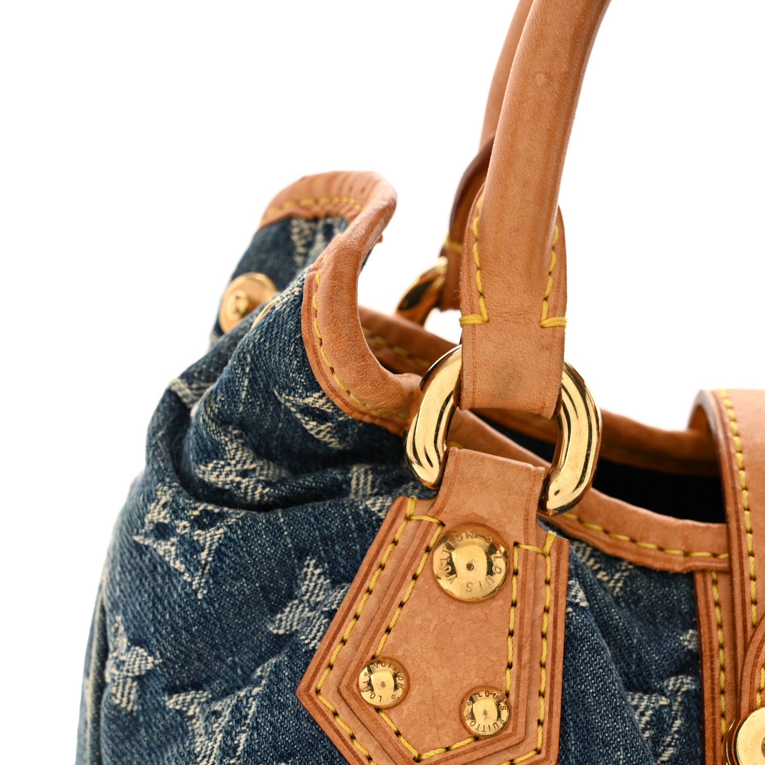 Louis Vuitton Monogram Denim Pleaty Blue 12 of 13