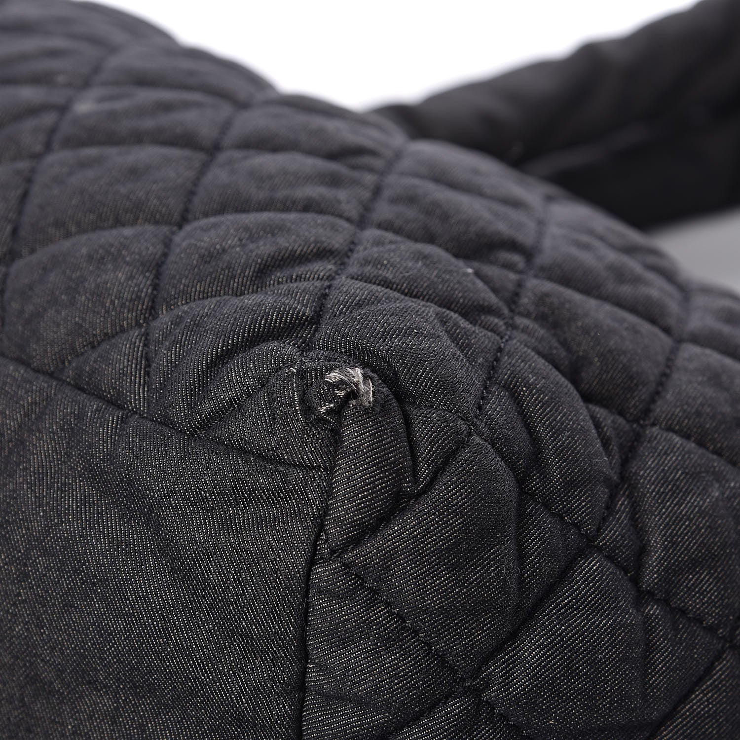 Chanel Canvas Nylon Quilted Small Coco Cocoon Reversible Tote Black 11 of 14