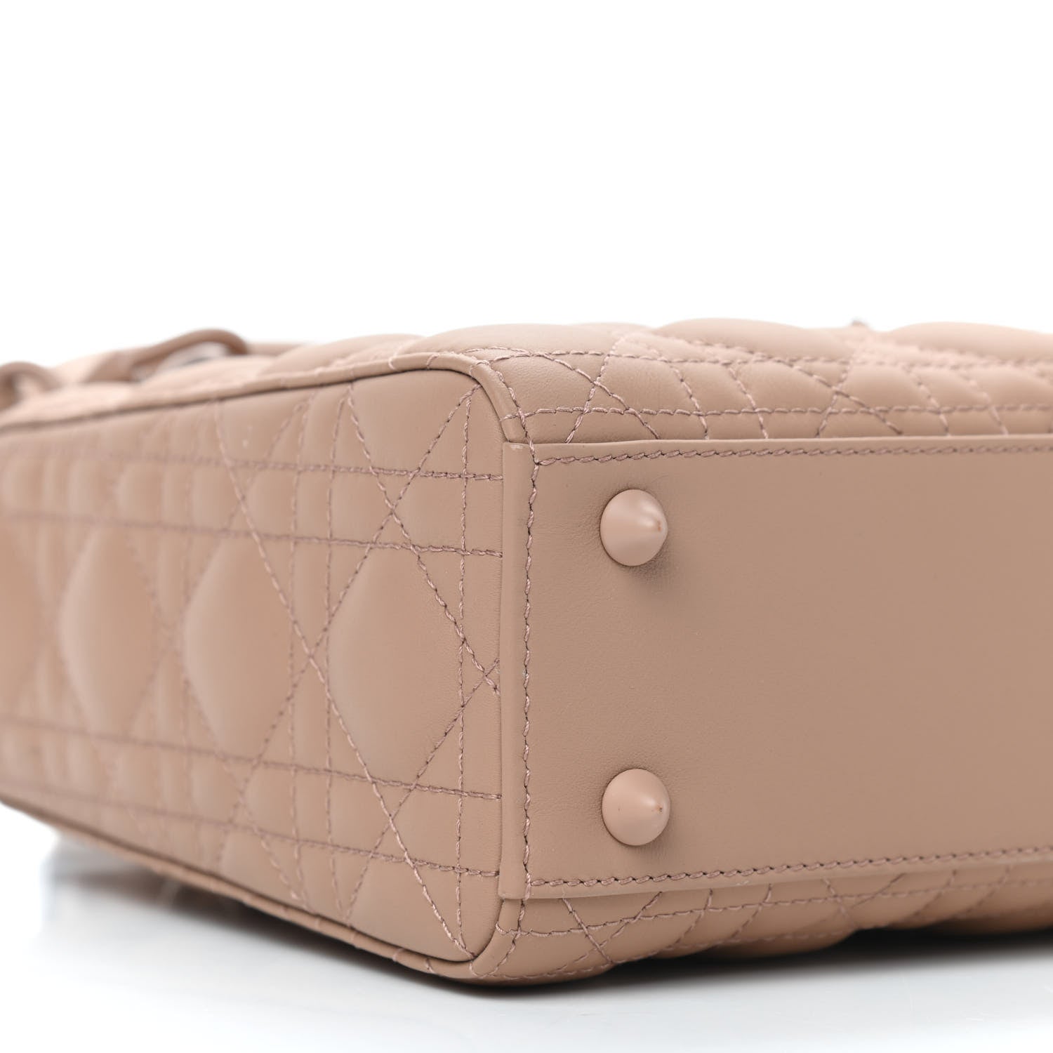 Christian Dior Ultra Matte Calfskin Cannage Small My ABCDior Lady Dior Beige 7 of 9