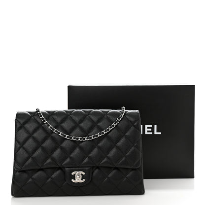 Chanel Caviar Quilted Clutch With Chain Flap Black 11 of 11
