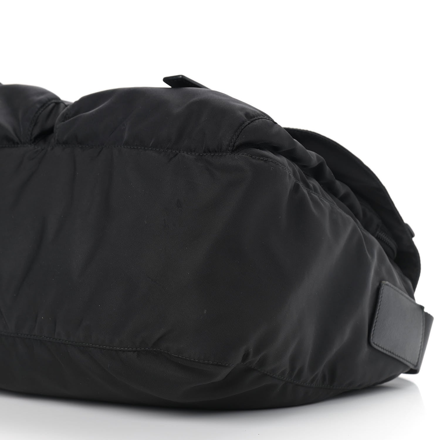 Prada Nylon Vela Messenger Bag Black 5 of 13