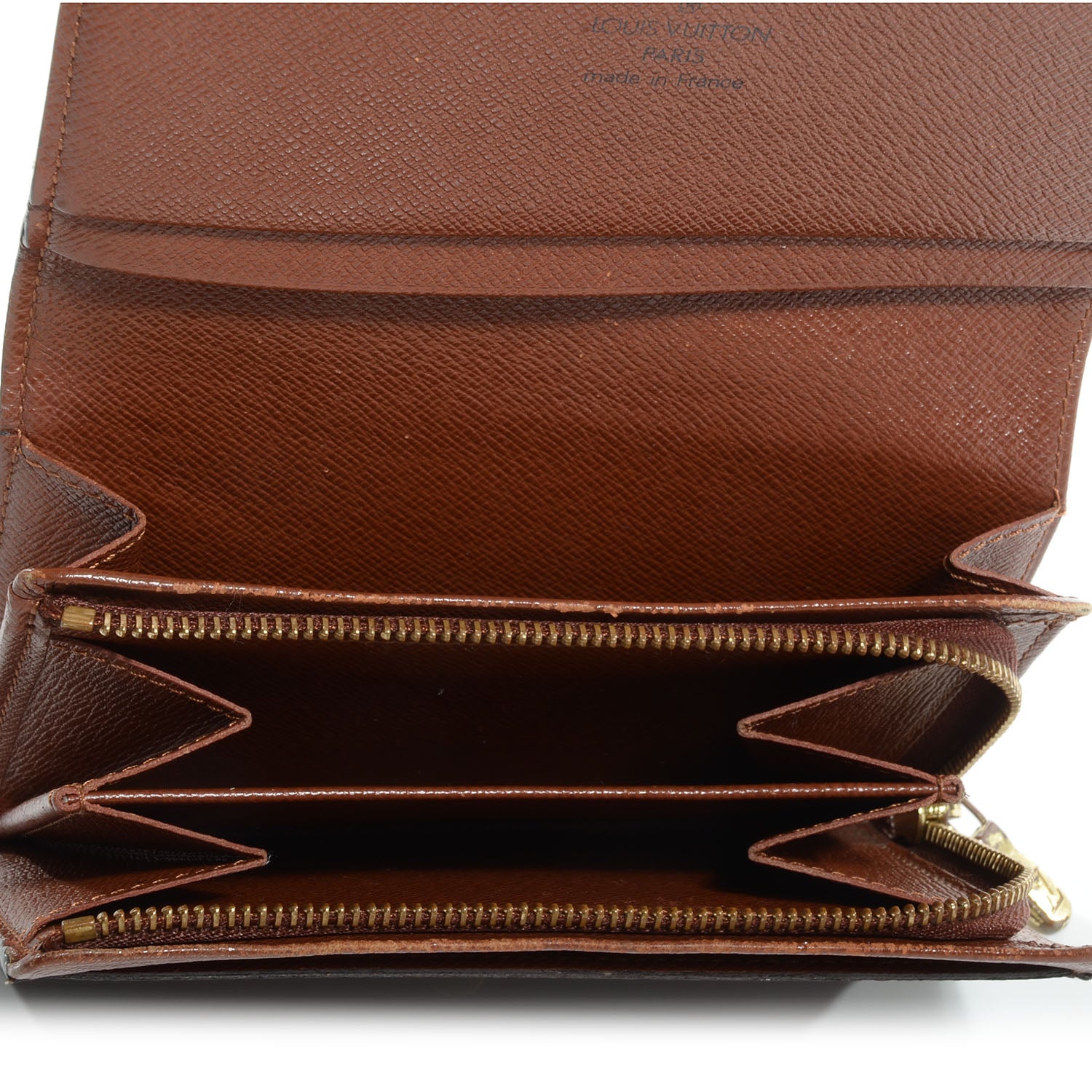 Louis Vuitton Monogram Porte-Monnaie Tresor Wallet 6 of 7