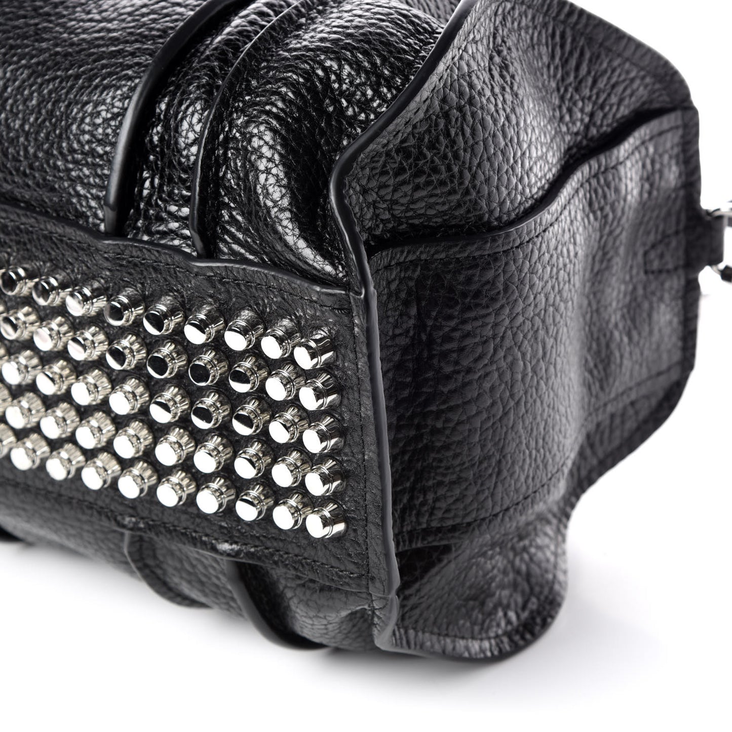 Pebbled Lambskin Inside Out Rocco Black