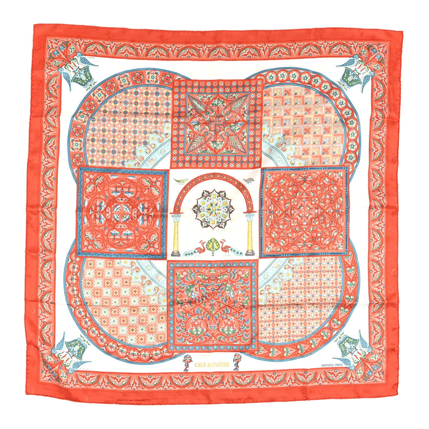 Silk Ciels Byzantins Scarf 90