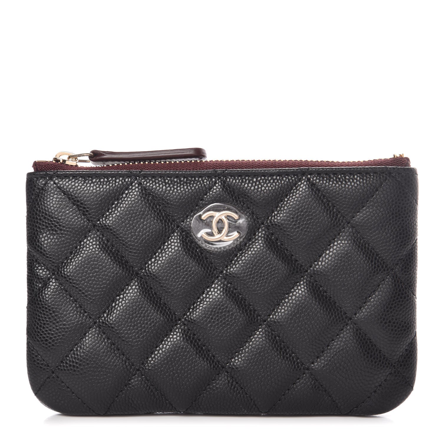 Chanel Caviar Quilted Small Cosmetic Case Black 1 of 8