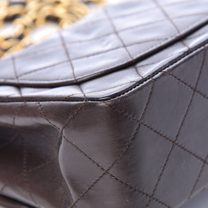 Chanel Lambskin Quilted Mini Square Flap Brown 13 of 16