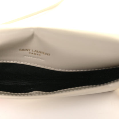 Saint Laurent Smooth Calfskin Monogram Phone Holder Crossbody Crema Soft 13 of 21