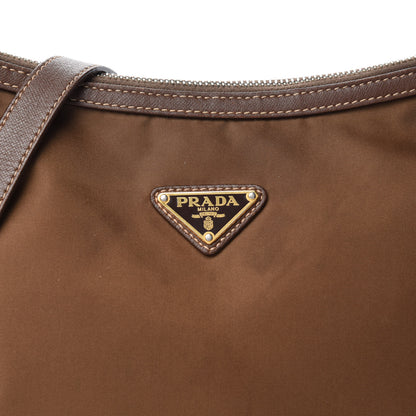 Prada Tessuto Nylon Saffiano Messenger Bag Corinto 10 of 10