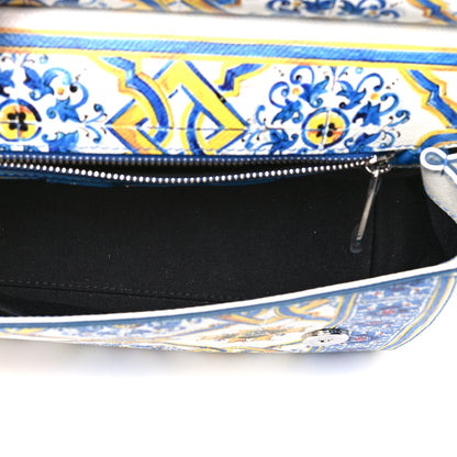 Dolce & Gabbana Dauphine Majolica Print Medium Miss Sicily Satchel Multicolor 5 of 13