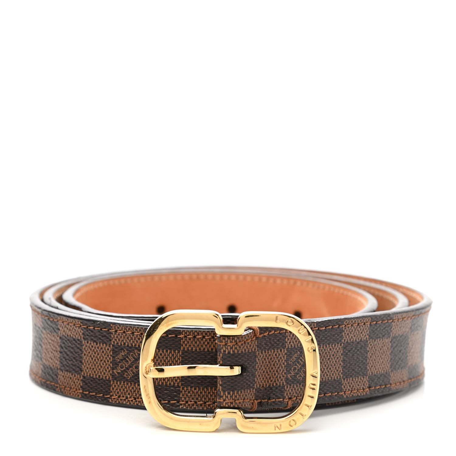 Louis Vuitton Damier Ebene Mini 25mm Belt 90 36 1 of 9