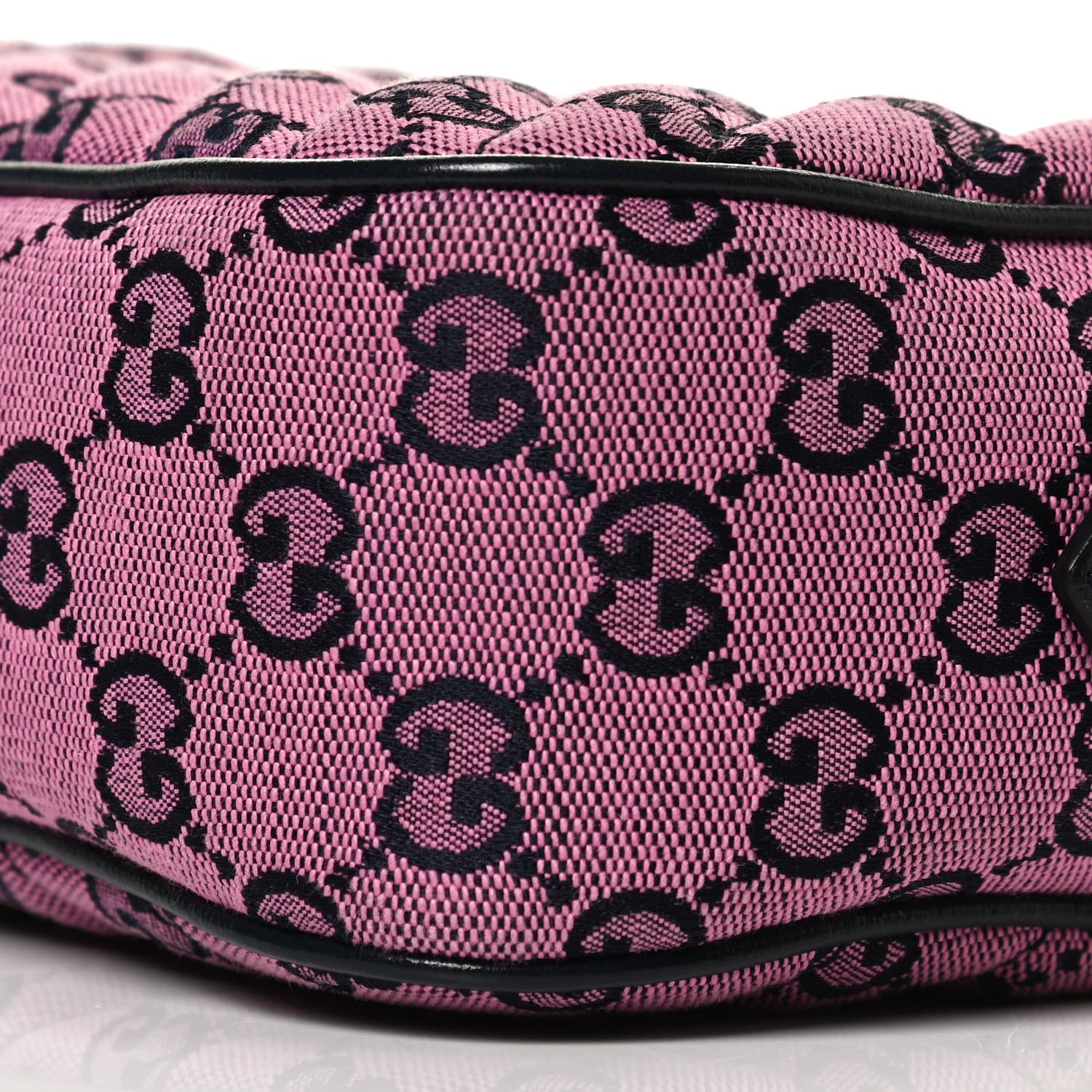 Gucci Monogram Multicolor Matelasse Diagonal Small GG Marmont Chain Shoulder Bag Pink Blue 11 of 12