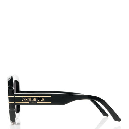 Christian Dior Acetate Diorsignature S1U Square Sunglasses Black 3 of 10