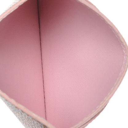 Louis Vuitton Damier Ebene Caissa Card Holder Rose Ballerine 5 of 7