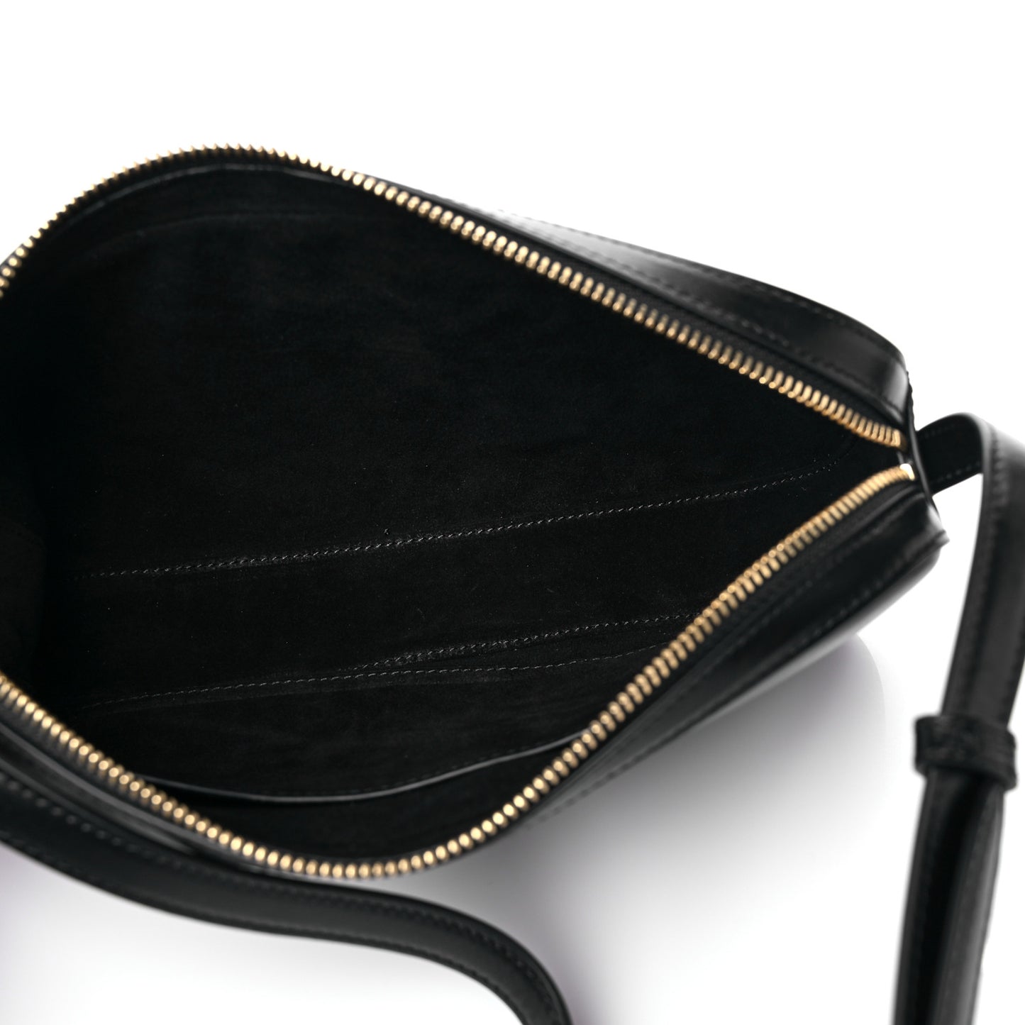 Smooth Calfskin Cuir Triomphe Camera Shoulder Bag Black