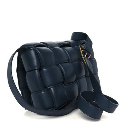 Bottega Veneta Nappa Maxi Intreccio Padded Cassette Crossbody Bag Deep Blue 3 of 12