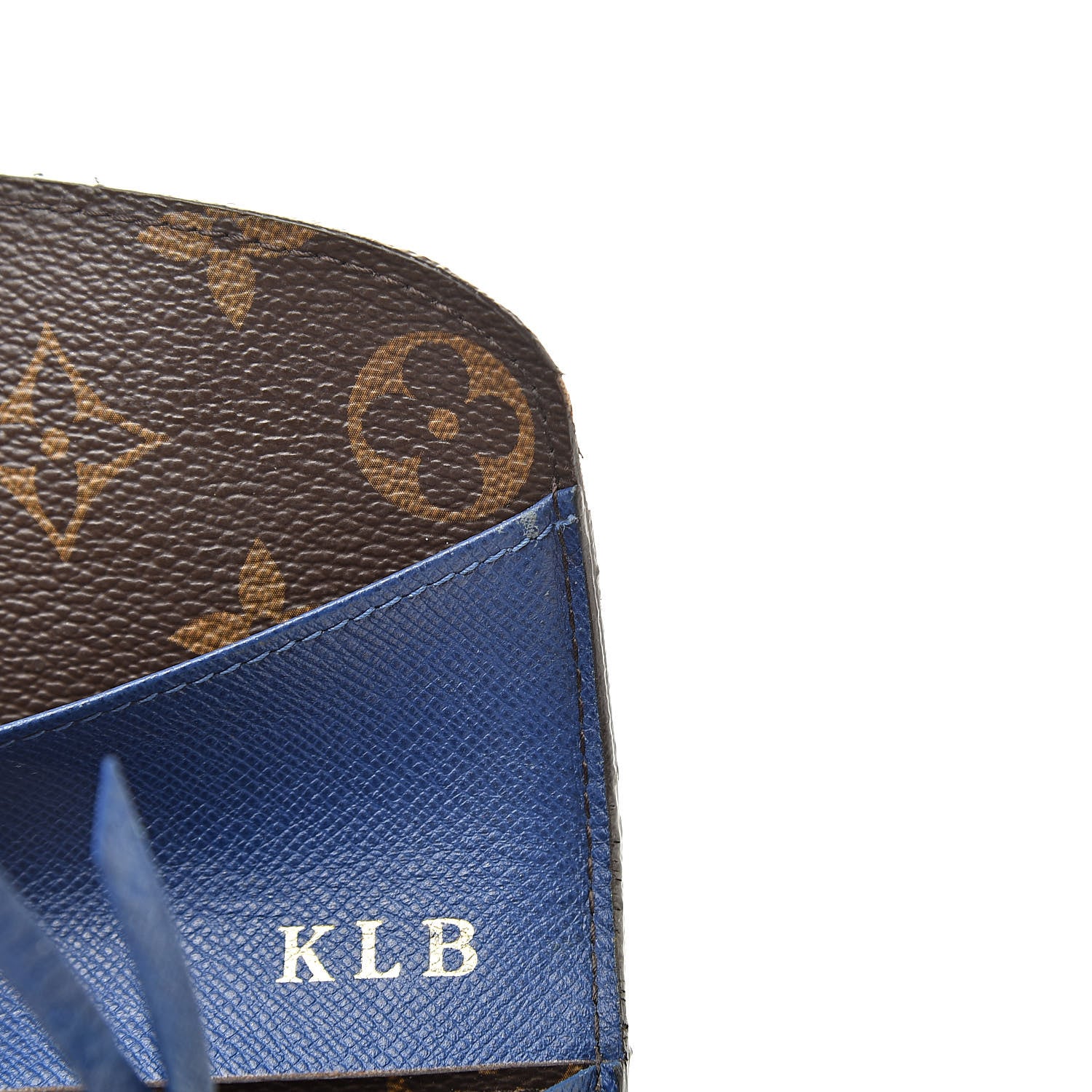 Louis Vuitton Monogram Emilie Wallet Blue 13 of 21