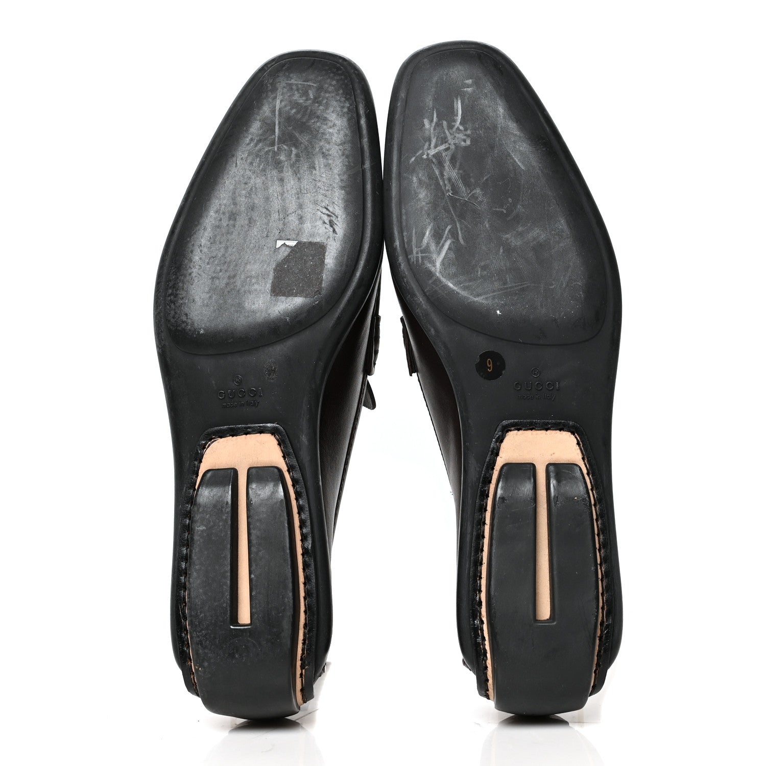 Gucci Calfskin Mens Horsebit Driver Loafers 9 Brown 6 of 10