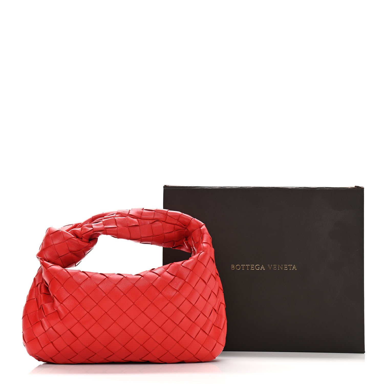 Bottega Veneta Nappa Intrecciato Mini Jodie Red 10 of 10